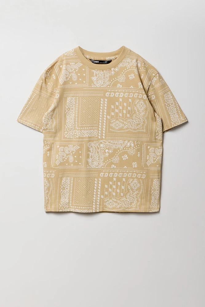 Boys Bandana Print T-Shirt