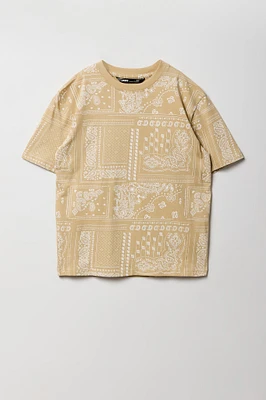 Boys Bandana Print T-Shirt