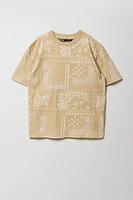 Boys Bandana Print T-Shirt