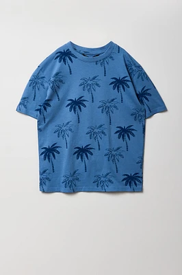 T-shirt avec motif tropical pour garçon
