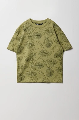 Boys Tropical Print T-Shirt