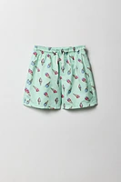 Boys Printed Swim Short