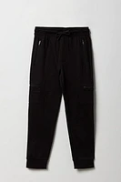 Jogger cargo active avec poche zippée pour garçon