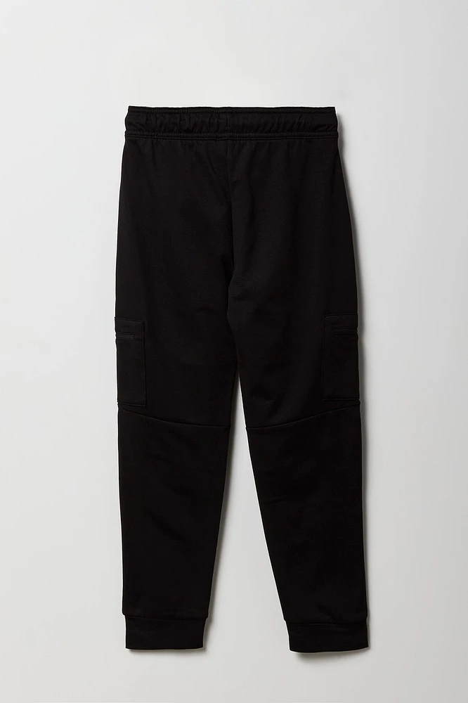 Jogger cargo active avec poche zippée pour garçon