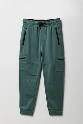 Jogger cargo active avec poche zippée pour garçon