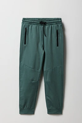 Jogger Active avec poches à fermeture glissière pour garçon