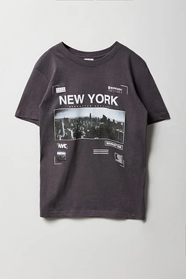 Boys NY Manhattan Graphic T-Shirt