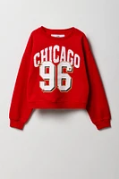 Girls Varsity Graphic Fleece Sweatshirt