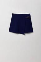 Girls Buckled Wrap Skort