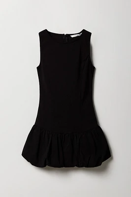 Girls Sleeveless Balloon Dress