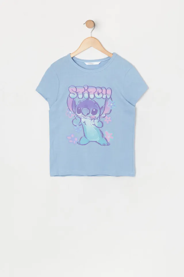 Girls Toddler Tiny Turnip Royal Chicago Cubs Stitched Baseball Fringe T-Shirt