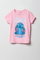 T-shirt à imprimé Stitch Experiment pour filles
