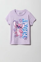 T-shirt à imprimé Angel pour filles