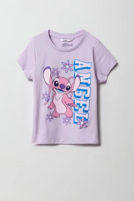 Girls Angel Graphic T-Shirt