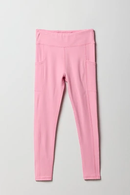 Legging Active doux avec poches latérales pour fille