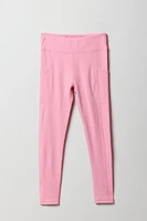 Legging Active doux avec poches latérales pour fille