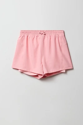 Girls Active Drawstring Short