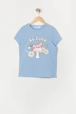 T-shirt à imprimé Be Kind pour fille