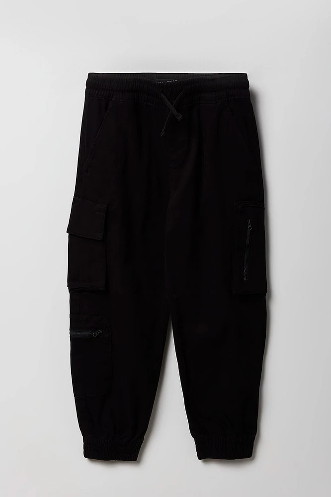 Boys Zip Pocket Cargo Jogger
