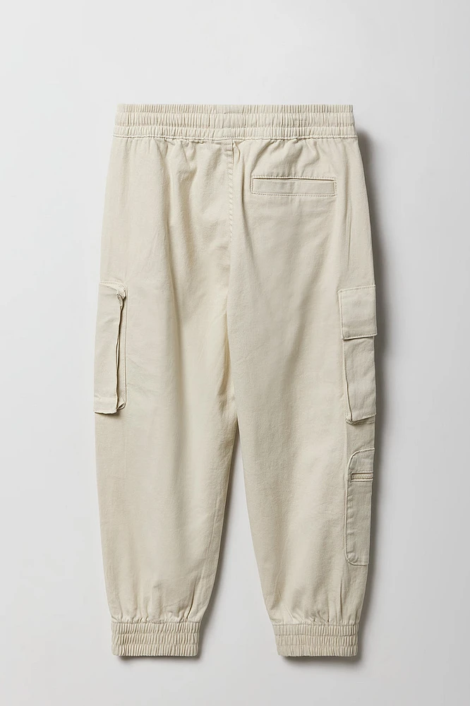 Boys Zip Pocket Cargo Jogger