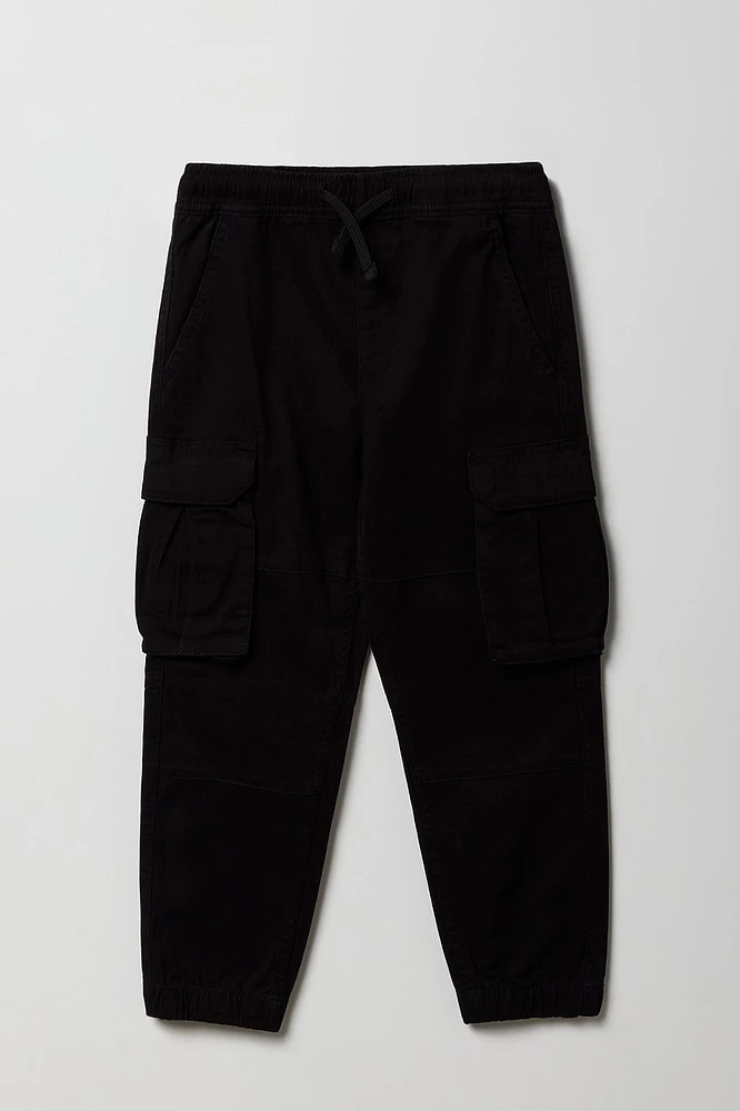 Boys Drawstring Cargo Jogger
