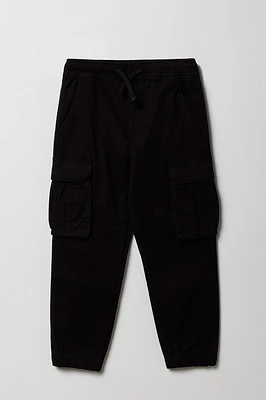 Boys Drawstring Cargo Jogger