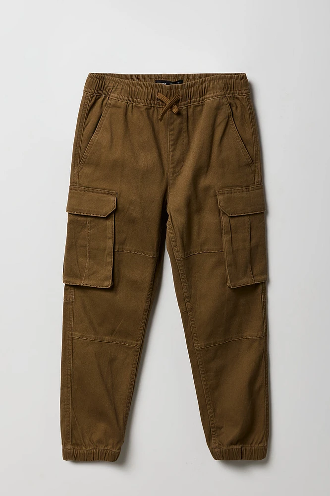 Boys Drawstring Cargo Jogger