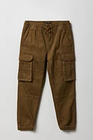Boys Drawstring Cargo Jogger