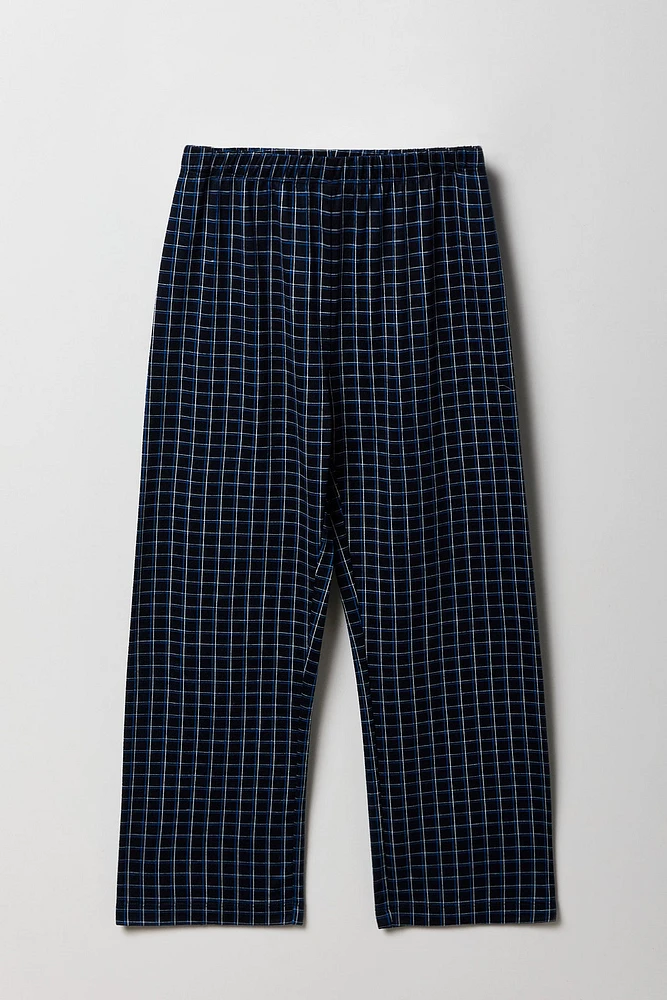 Pantalon de pyjama à carreaux pour garçons