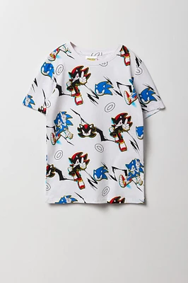 T-shirt à imprimé Sonic & Shadow pour enfants