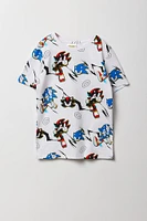T-shirt à imprimé Sonic & Shadow pour enfants