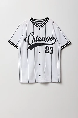 Boys Graphic Mesh Baseball Jersey