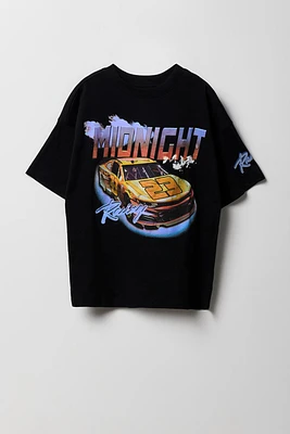 T-shirt à imprimé Midnight Racing pour garçon