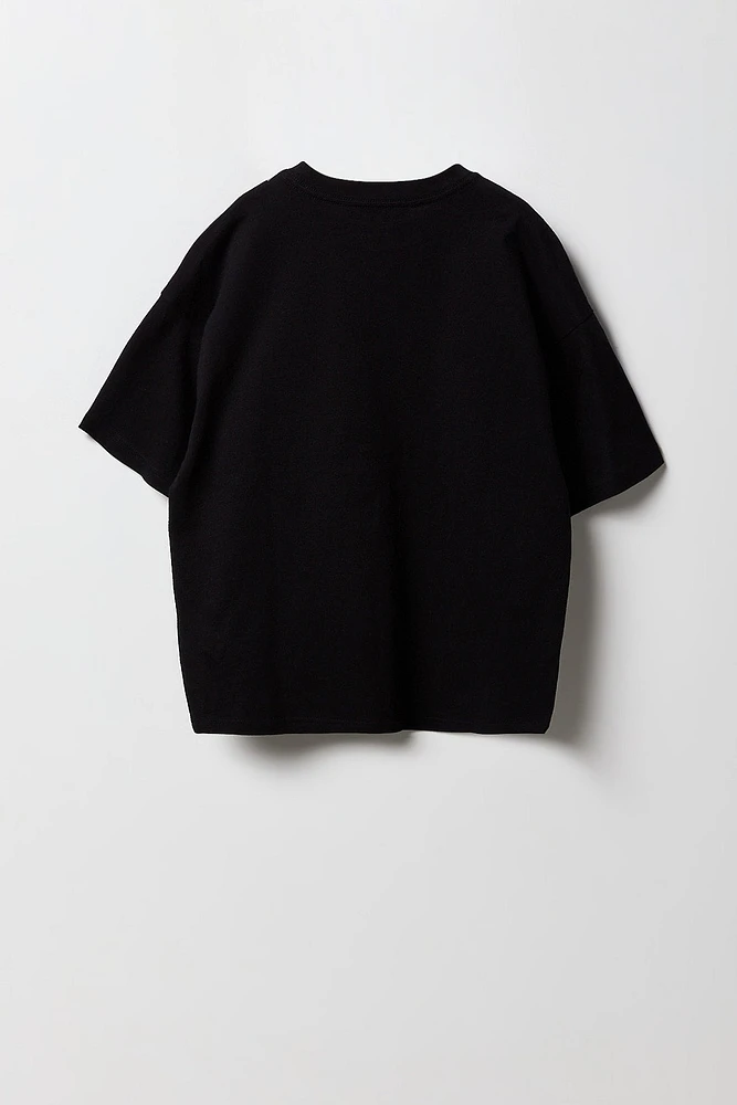 T-shirt à imprimé Hustle Bear pour garçon