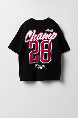 T-shirt à imprimé Ultimate Champ pour garçon