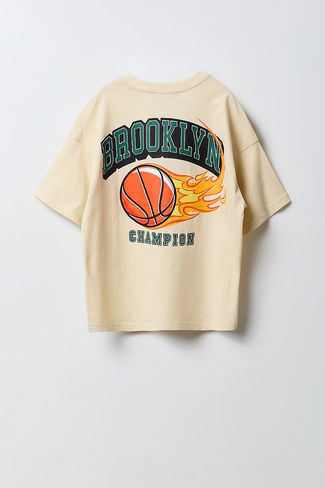 T-shirt à imprimé Brooklyn Champion pour garçon
