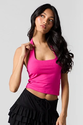 Camisole bain-de-soleil à encolure carrée