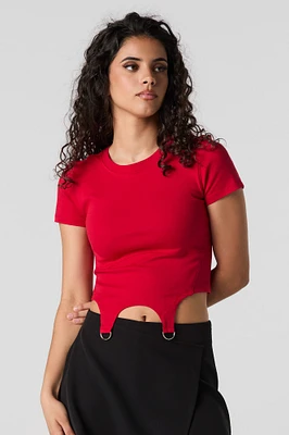 Short Sleeve Garter Top