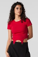 Short Sleeve Garter Top