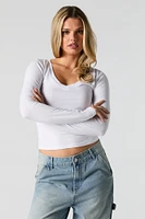 Everyday V-Neck Long Sleeve Top