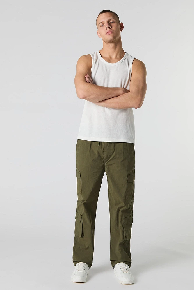Pantalon cargo en nylon