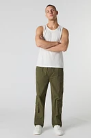 Pantalon cargo en nylon