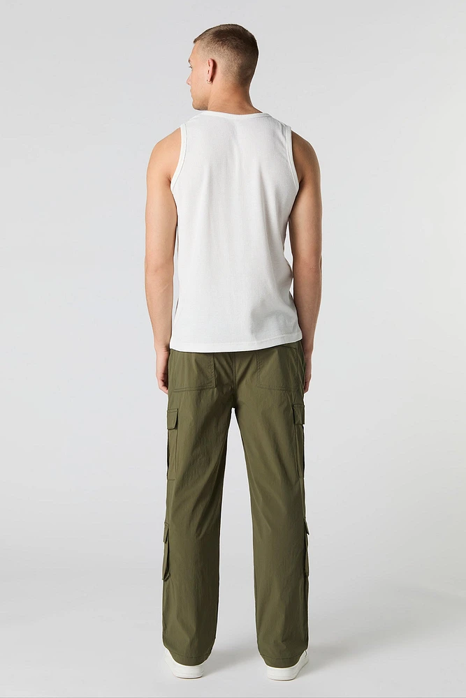 Pantalon cargo en nylon