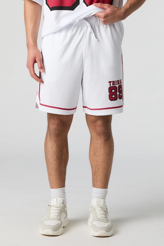 Graphic Mesh Athletic Short