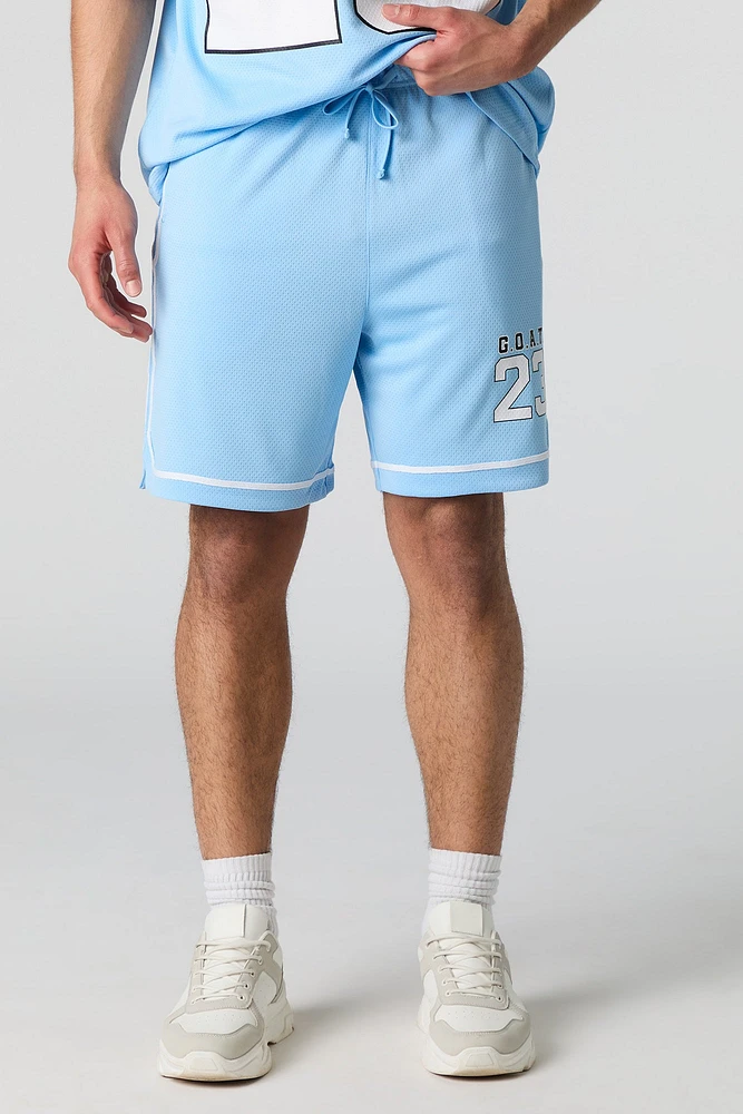Graphic Mesh Athletic Short