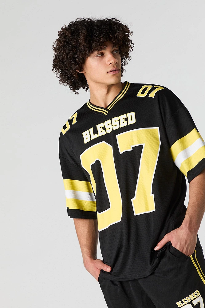 Jersey sport en filet imprim