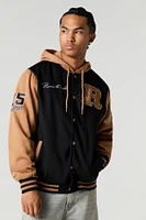 Blouson collégien à broderie en chenille Race Team