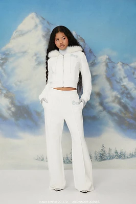 Pantalon d'entraînement à imprimé Hello Kitty avec pierres du Rhin