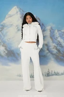 Pantalon d'entraînement à imprimé Hello Kitty avec pierres du Rhin