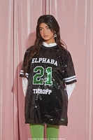 Minirobe en tricot de jersey à imprimé Wicked Elphaba